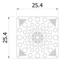 VedoNonVedo Cosmo dekoratives Element zur Einrichtung und Teilung von Räumen - blau transparent 4